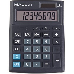 Maul calculatrice de bureau MC 8, noir