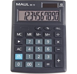Maul calculatrice de bureau MC 10, noir