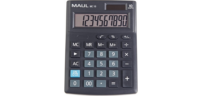 Maul calculatrice de bureau MC 10, noir
