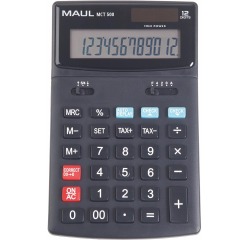 Maul bureaurekenmachine MCT 500, Check & Correct, zwart
