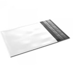 Verzendenvelop ft 450 x 540 + 70 mm, met retoursluiting, 55 micron, doos van 500 stuks