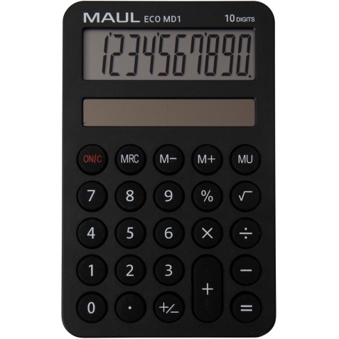 Maul calculatrice de bureau ECO MD 1, noir