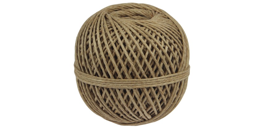 Corde de lin triple fil, bobine de 140 g, +/- 65 m