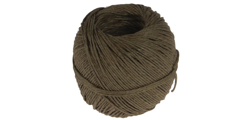 Doppelfädige Leinenkordel, Spule 100 g, +/- 90 m