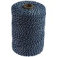 Katoentouw, blauw-wit, klos van 200 g, ongeveer 250 m