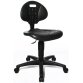 Topstar tabouret Tec 20, sans anneau repose-pieds, avec roues, noir