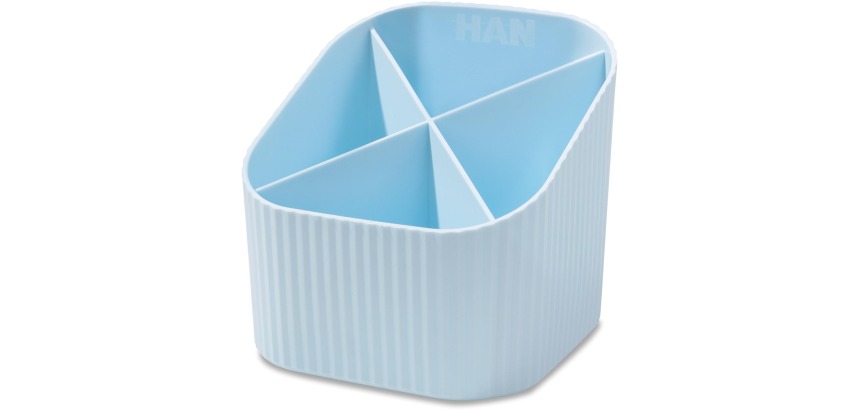 Han Re-Loop Stifteköcher, PP, Pastellblau