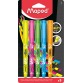 Maped surligneur Fluo Pen, blister de 5 pièces