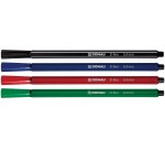 DONAU D-fine felt pen, 0.4 mm, set of 4 pieces, assorted colors