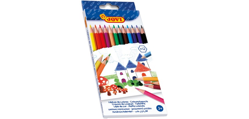 Jovi crayon de couleur 12 crayons