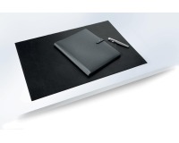 Durable sous-main en cuir, noir