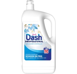 Dash Professional 2 in 1 Formula Lotus Flower & Lily detergent, 4.95-liter bottle, 110 loads