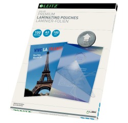 Leitz UDT lamineerhoes ft A3, 200 micron (2 x 100 micron), pak van 100 stuks