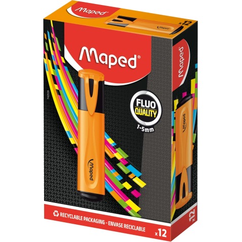 Maped surligneur Fluo'Peps Classic, orange