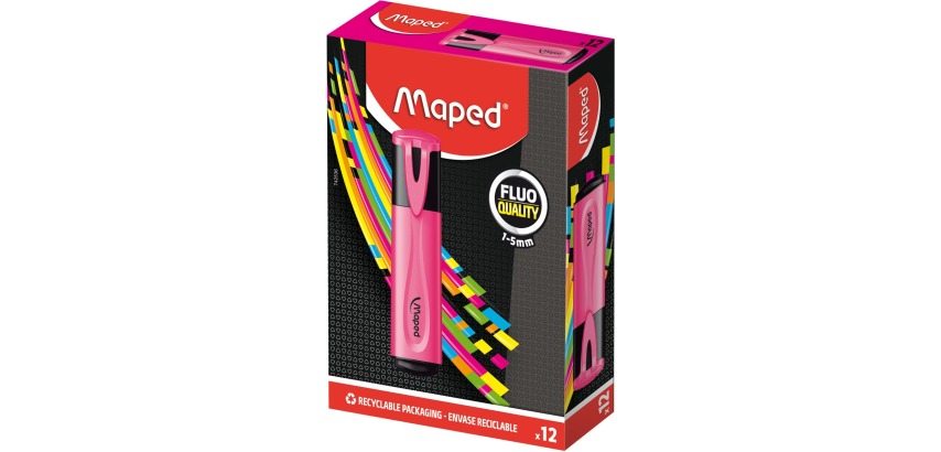 Maped Textmarker Fluo'Peps Classic, Rosa