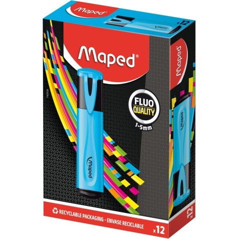 Maped surligneur Fluo'Peps Classic bleu