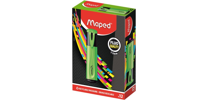 Maped surligneur Fluo'Peps Classic, vert