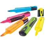 Maped Textmarker Fluo'Peps Classic Etui mit 4 Stück: Gelb, Orange, Pink und Grün