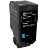 Lexmark Return Program toner CS72x, 3.000 pages, OEM 74C20C0, cyan