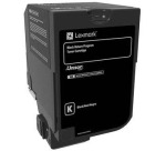 Lexmark - black - original - toner cartridge - LCCP, LRP