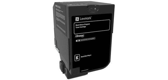 Lexmark - black - original - toner cartridge - LCCP, LRP