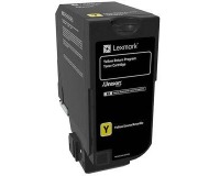 Lexmark Return Program toner CS72x, 3.000 pages, OEM 74C20Y0, jaune