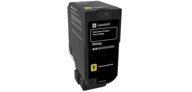 Lexmark Return Program toner CS72x, 3.000 pages, OEM 74C20Y0, jaune