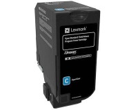Lexmark Return Program toner CS72x, 7.000 pagina's, OEM 74C2SC0, cyaan