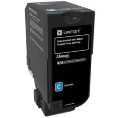 Lexmark - cyan - original - toner cartridge - LCCP, LRP