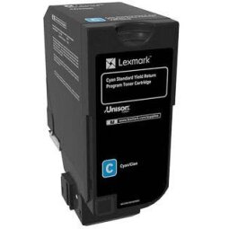 Lexmark - cyan - original - toner cartridge - LCCP, LRP