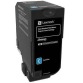 Lexmark - cyan - original - toner cartridge - LCCP, LRP