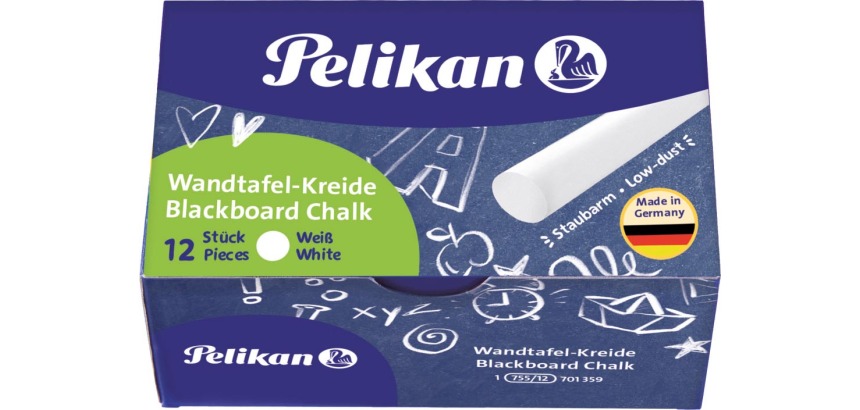 Pelikan craie pour tableaux noirs blanc