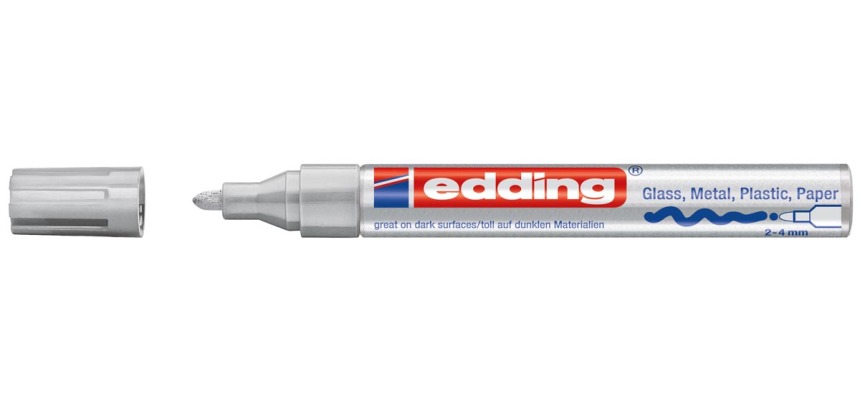 Edding marqueur peinture e-750 CR argent