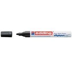 Marqueur edding 750 peinture laqué ogive 2-4mm noir