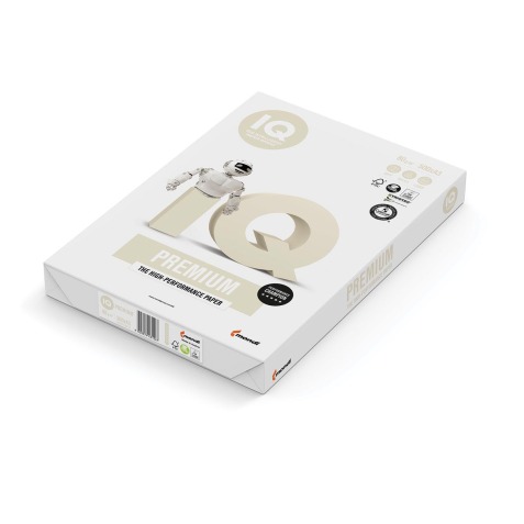 IQ Premium papier d'impression ft A4, 80 g, paquet de 500 feuilles