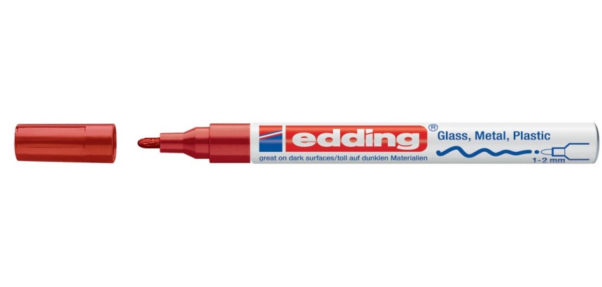 Edding paint marker e-751 CR red