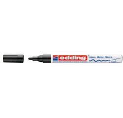 Paintmarker edding 751 op oliebasis 1-2mm creatief zwart