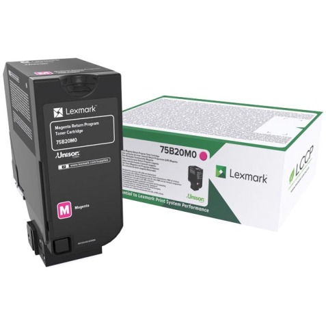 Lexmark toner magenta, 10.000 pages - OEM: 75B20M0