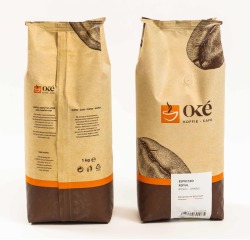 Oké café en grains, paquet de 1 kg, Espresso Royal