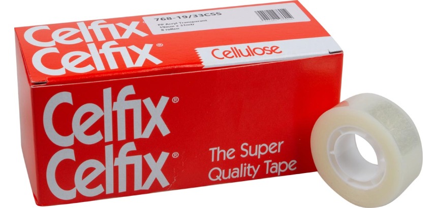 Celfix ruban adhésif Crystal Clear
