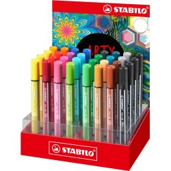 En_rotulador stabilo acuarelable pen 68 max arty line expositor de 32 unidades colores surtidos