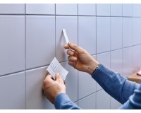 Tesa Klevende Spijker voor Tegels en Metaal, verstelbaar, draagvermogen 4 kg, blister van 2 stuks