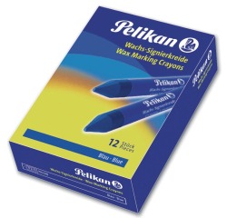 Pelikan crayon de cire à marquer 772 bleu, boîte de 12 pièces
