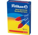 Pelikan vetkrijt 772 rood, doos van 12 stuks