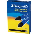 Pelikan crayon de cire à marquer 772 noir, boîte de 12 pièces