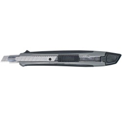 MAUL cutter Softgrip avec frein, 9 mm, gris