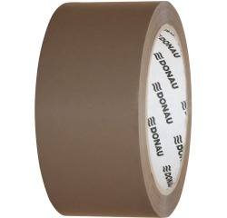 DONAU ruban adhésif d'emballage Hot-Melt, 50 microns, 48 mm x 66 m, brun