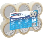 DONAU verpakkingsplakband Hot-Melt, 50 micron, 48 x 66 m, transparant