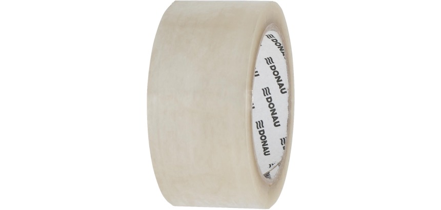 DONAU verpakkingsplakband Hot-Melt, 50 micron, 48 x 66 m, transparant