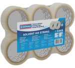 DONAU ruban adhésif d'emballage Solvent, 42 microns, 48 mm x 60 m, transparent
